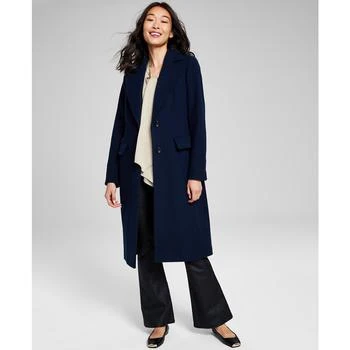 Michael Kors | Women's Single-Breasted Wool Blend Coat, Created for Macy's 5.9折