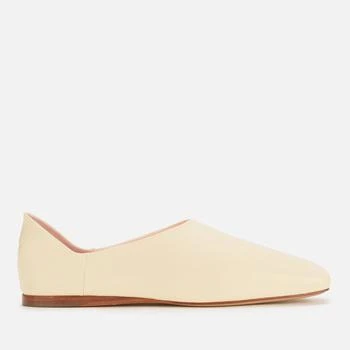 Mansur Gavriel | Mansur Gavriel Women's Square Toe Leather Loafers - Crema,商家Coggles,价格¥594