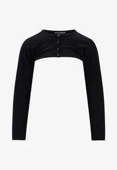 Dolce & Gabbana | Crewneck Buttoned Shrug,商家Thahab,价格¥3562