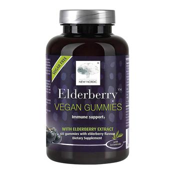 推荐New Nordic Elderberry Vegan Gummies, 60 count商品