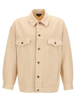 A.P.C. | A.P.C. Elvis Buttoned Denim Jacket,商家Cettire,价格¥2112