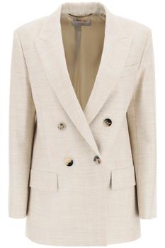 AGNONA | Agnona double-breasted wool silk blazer商品图片,5.4折