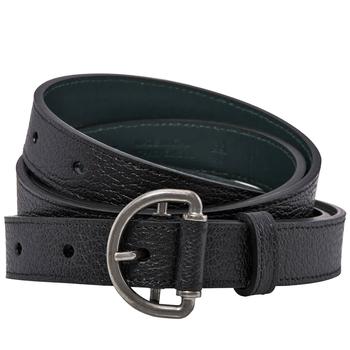 加拿大巴宝莉皮带, Burberry | Black Grainy Leather D-ring Belt商品图片 7折