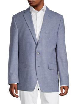 秋装拉夫劳伦西装, Ralph Lauren | Classic-Fit Mini Checked Wool-Blend Sportcoat商品图片 3.1折