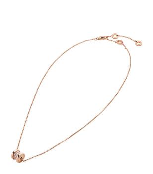 bvlgari项链怎么选, BVLGARI | Rose Gold And Diamond B.zero1 Necklace商品图片 