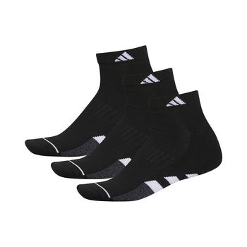Adidas | 3-Pk. Men's Cushioned Quarter Socks商品图片,6折, 独家减免邮费