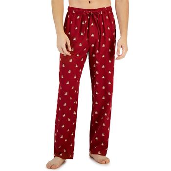 商品Club Room | Men's Plaid Flannel Pajama Pants, Created for Macy's,商家Macy's,价格¥117图片