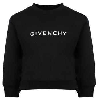 美国纪梵希卫衣, Givenchy | Side Ruffle Black Sweatshirt商品图片 额外8折, 额外八折