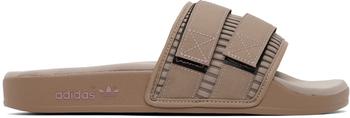 阿迪达斯拖鞋, Adidas | Brown Adilette 2.0 Pride Slides商品图片 额外8.5折, 额外八五折