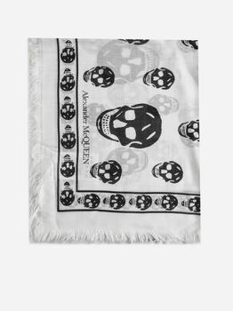 Alexander McQueen | Skull modal and silk scarf商品图片,