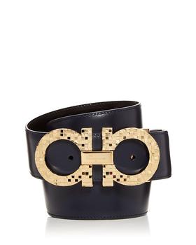 更多菲拉格慕皮带, Salvatore Ferragamo | Men's Double Gancini Buckle Leather Belt商品图片 6折×额外9折, 额外九折