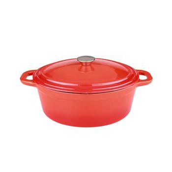 商品BergHOFF | Neo Red 8 Qt. Oval Cast Iron Casserole,商家Macy's,价格¥2484图片