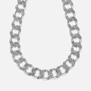 推荐Marc Jacobs Monogram Chain Link Silver-Plated Necklace商品