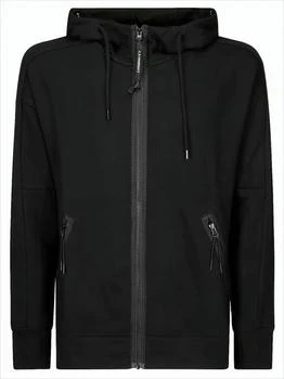 C.P. Company | Hooded Sweatshirt With Integrated Goggles And Zippered Pockets,商家Premium Outlets,价格¥2863