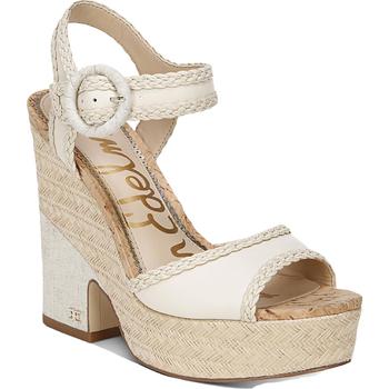 sam edelman凉鞋是什么牌子, Sam Edelman | Sam Edelman Womens Lillie Leather Braided Espadrilles商品图片 4折