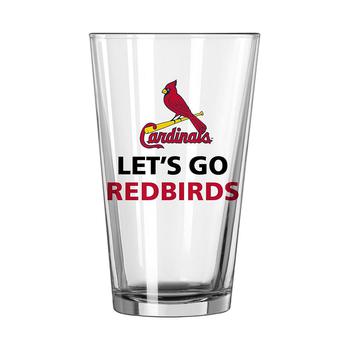 商品St. Louis Cardinals 16 oz Team Slogan Pint Glass,商家Macy's,价格¥81图片
