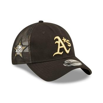 时尚mlb羽绒服男装, New Era | Men's Black Oakland Athletics 2022 MLB All-Star Game 9TWENTY Adjustable Hat商品图片 