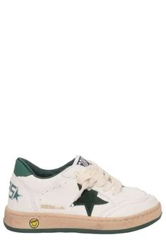 Golden Goose | Golden Goose Kids Ball Star Lace-Up Sneakers,商家Cettire,价格¥1402