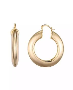 Macy's | Gold-Plated Tube Hoop Earrings,商家Macy's,价格¥232