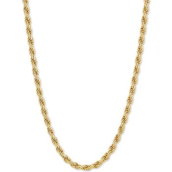 Giani Bernini | Rope Link 18" Chain Necklace in 18k Gold-Plated Sterling Silver 独家减免邮费