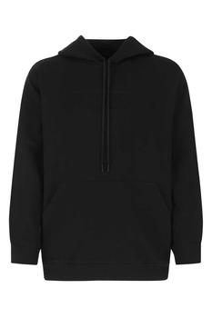 Prada | Prada Logo Embossed Drawstring Hoodie商品图片,6.4折