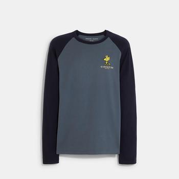 Coach | Coach Outlet Coach X Peanuts Raglan Long Sleeve Shirt商品图片,5.4折