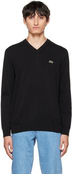 Lacoste | Black Patch Sweater商品图片,6.2折