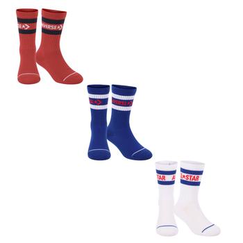 商品Converse | Signature star set of logo socks in red blue and white,商家BAMBINIFASHION,价格¥189图片