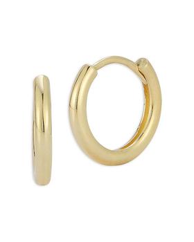 商品14K Yellow Gold Huggie Hoop Earrings,商家Bloomingdale's,价格¥2482图片