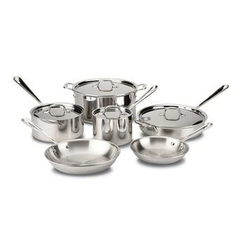 All-Clad | D3 Stainless Steel 3-Ply Bonded 10-Piece Cookware Set,商家Bloomingdale's,价格¥5238
