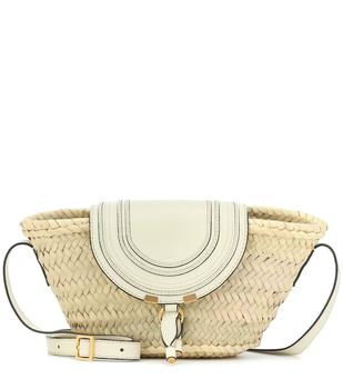 Chloé | Marcie S号酒椰叶纤维斜挎包商品图片,