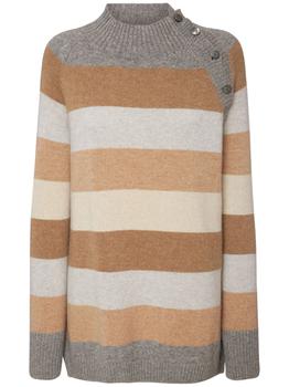 推荐Wharton Baby Striped Cashmere Sweater商品