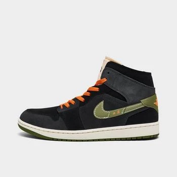 Jordan | Air Jordan Retro 1 Mid SE Craft Halloween Casual Shoes 满$100减$10, 独家减免邮费, 满减