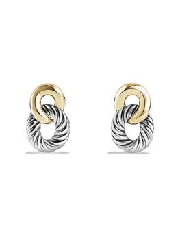 商品David Yurman | Belmont Curb Link Drop Earrings with 18K Yellow Gold,商家Saks Fifth Avenue,价格¥8306图片