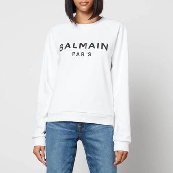 Balmain真假, Balmain | Balmain Printed Cotton-Jersey Sweatshirt商品图片 