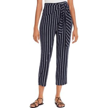 AQUA | Aqua Womens Arrow Striped High Rise Straight Leg Pants商品图片,1.2折