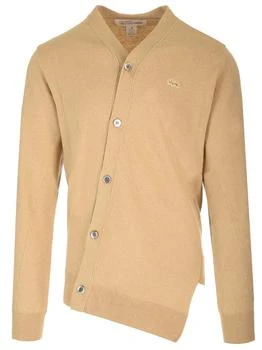 推荐Comme des Garçons Shirt X Lacoste Asymmetric-Hem Buttoned Cardigan商品