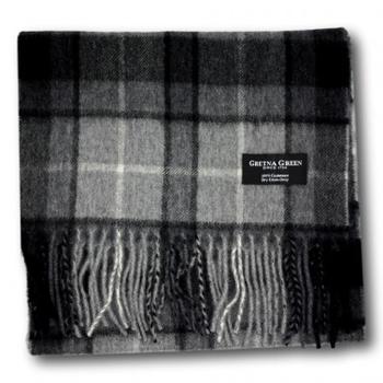 商品Gretna Green | Gretna Green 羊绒围巾 - 灰色格子,商家Unineed,价格¥318图片