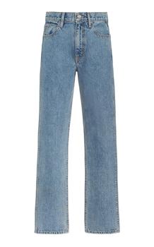 推荐SLVRLAKE - Women's Virginia Rigid High-Rise Organic Cotton Tapered Slim-Leg Jeans  - Medium Wash - 26 - Moda Operandi商品