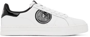 商品White 88 V-Emblem Court Sneakers图片