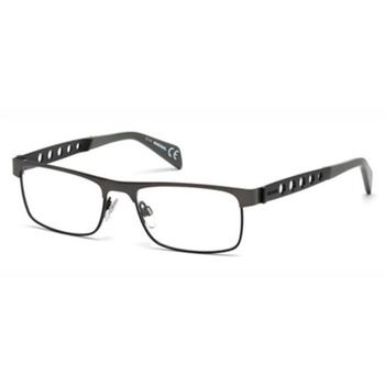 推荐Diesel Mens Silver Tone Square Eyeglass Frames DL511402053商品