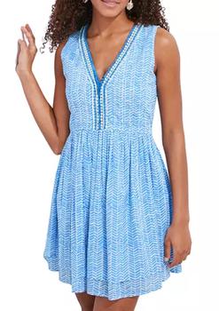Vineyard Vines, Vineyard Vines | Women's Chevron Fringe Pintuck Dress商品图片 6折