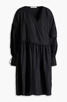 CECILIE BAHNSEN | Amelie gathered taffeta wrap dress,商家THE OUTNET US,价格¥1807