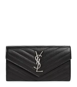 Yves Saint Laurent | Monogram Saint Laurent Matelassé Large Flap Wallet 
