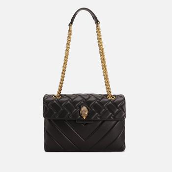 推荐Kurt Geiger London Women's Leather Kensington Bag - Black商品