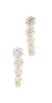 Jade Trau | Jade Trau 18k 5 宝石 Ara 耳钉,商家Shopbop,价格¥45195