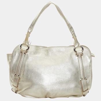 celine腋下包价格, [二手商品] Celine | Celine Silver Bittersweet Leather Shoulder Bag商品图片 7.3折