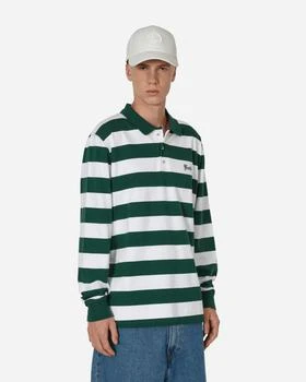 推荐Jersey Longsleeve Polo Green / White商品