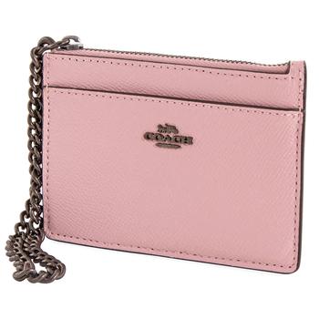 Coach链条包, Coach | Ladies Chain Card Case In Pink商品图片 5.8折