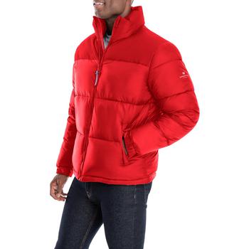 推荐London Fog Men's Quilted Colorblock Puffer Coat with Stand Collar商品